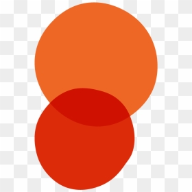 Abstract Illustration Using Orange Circles - Orange Abstract Png Circles, Transparent Png - orange circle png