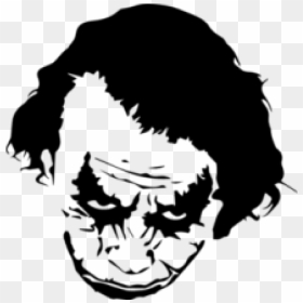 Joker Harley Quinn Stencil Art - Joker Decal, HD Png Download - harley quinn logo png