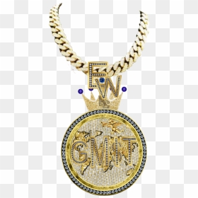 #jewerly #jewelery #ice #chain #gmst #gold #diamond - Rapper Chain Png, Transparent Png - rapper gold chain png