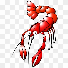 Cartoon Crayfish Clip Arts - Crayfish Clipart, HD Png Download - crawfish png