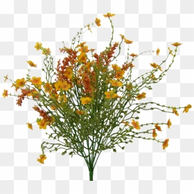 Orange Baby"s Breath Filler Bush - Bouquet, HD Png Download - baby's breath png