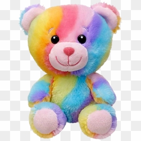Transparent Teddy Bear Png - Cute Rainbow Teddy Bear, Png Download - cute bear png
