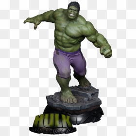 Avengers Age Of Ultron Hulk Maquette Silo - Sideshow Maquette Hulk, HD Png Download - incredible hulk png