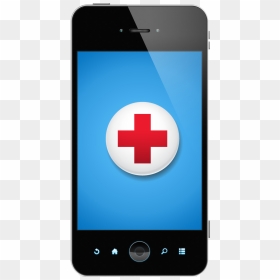 Smartphone, HD Png Download - red cross logo png