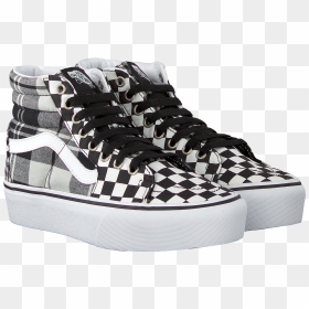 Black Vans Sneakers Ua Sk8-hi Platform - Skate Shoe, HD Png Download - vans png