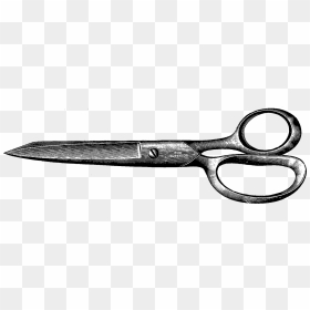 Old Scissors Png, Transparent Png - scissors clipart png