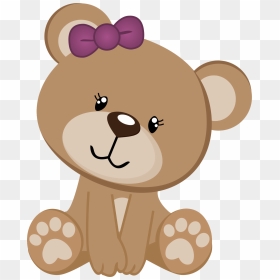 Teddy Bear Clipart Png - Osito Baby Shower Niña, Transparent Png - bear clipart png