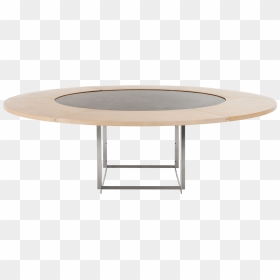 Fritz Hansen Pk 54a Browngrey Mable Ash Table - Fritz Hansen Rundt Spisebord, HD Png Download - coffee ring png