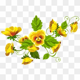 Transparent Flower Plants Png - ดอกไม้ ประดับ กรอบ รูป, Png Download - flower plants png
