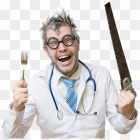 Hair Transplant Doctor Claiming To Be God Is Arrested - Crazy Surgeon, HD Png Download - crazy png