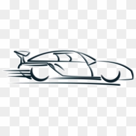 Clipart Moving Car Icon Png Download Free Images In - Fast Car Clipart Black And White, Transparent Png - speed png