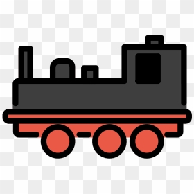 Locomotive Emoji Clipart - Scalable Vector Graphics, HD Png Download - steam train png