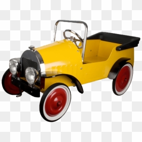 Yellow Pedal Car Png Image - Toy Car With Transparent Background, Png Download - toy car png