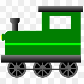 Green Train Engine Clipart, HD Png Download - steam train png