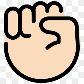 Raised Fist Emoji Clipart - Scalable Vector Graphics, HD Png Download - raised hands png