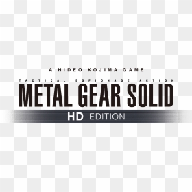 Metal Gear Solid Hd Collection Logo - Metal Gear Solid, HD Png Download - metal gear png