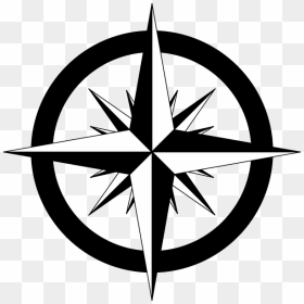 Compass Rose Vector Sketch - Compass Rose Vector Png, Transparent Png - rose vector png