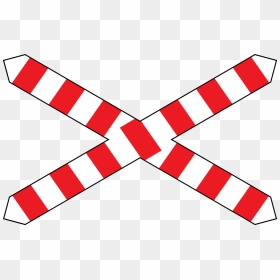 Railway Crossing 1 Track Pw03 R3 - Level Crossing, HD Png Download - railroad tracks png