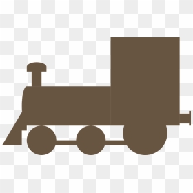 Train Steam Locomotive Diesel Locomotive Clip Art - Brown Train Clipart, HD Png Download - steam train png