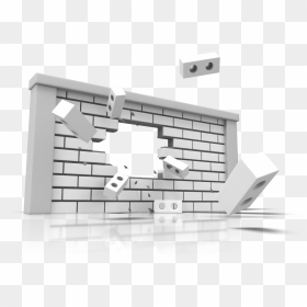 Broken Brick Wall Png For Kids - Portable Network Graphics, Transparent Png - broken wall png