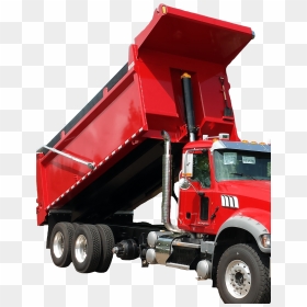 Trailer Truck , Png Download - Red Dump Truck Png, Transparent Png - dump truck png