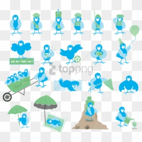 Free Png Twitter Bird Icon Png Image With Transparent - Twitter Bird Icon, Png Download - twitter icons png transparent