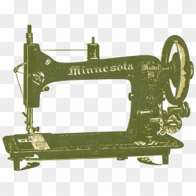 Sewing Machine 02 Clip Arts - Mesin Jahit Classic Vector, HD Png Download - sewing machine png