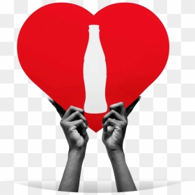 Coca Cola Love Png , Png Download - Coca Cola Bottle Heart, Transparent Png - love.png