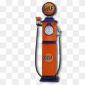 Gulf 1931 Erie Clock Face Gas Pump - Banner, HD Png Download - gas pump png