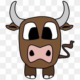 Bull, Big Eyes, Cartoon Animal - Bull Cartoon, HD Png Download - bulls eye png