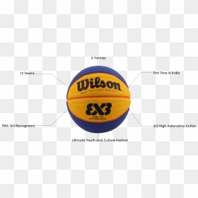 Wilson 3x3 Basketball Png, Transparent Png - basketball ball png