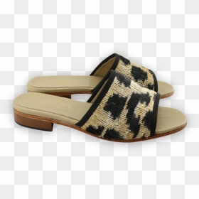 Flip Flop Slippers Fuzzy Leopard Png Flip Flop Slippers - Slide Sandal, Transparent Png - flip flop png