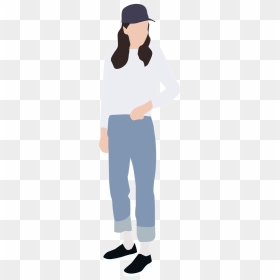 Desenhos Flat Pessoas, HD Png Download - cartoon body png
