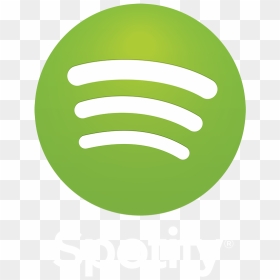 Transparent Spotify Logo White Png - Spotify, Png Download - available on itunes png