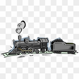 Transparent Steam Train Png - Train With Coal Cartoon, Png Download - steam train png