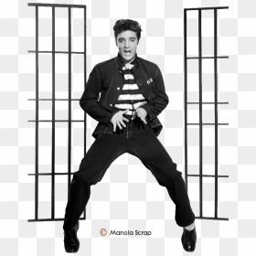 Tubes Personnes Célèbres Page 2 Elvis Presley - Elvis Presley Jailhouse Rock Jacket, HD Png Download - elvis png