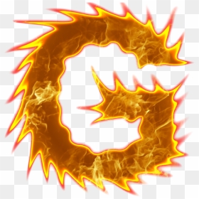 Flame Letters Png - G Letter Fire Png, Transparent Png - png letters
