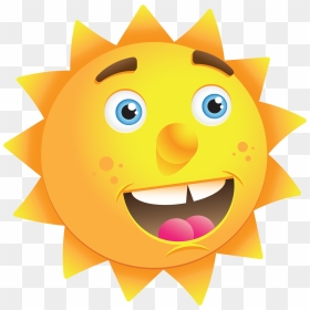 Happy Sun Character - Happy Sun Png, Transparent Png - happy sun png