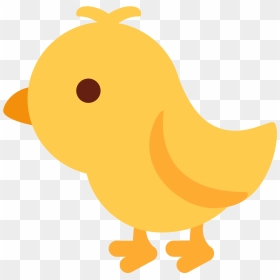 Cute Baby Chicken Png Clipart , Png Download - Twitter Chick Emoji, Transparent Png - chick png