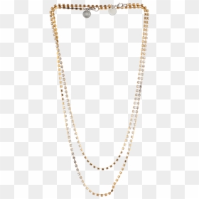 Necklace, HD Png Download - rapper gold chain png