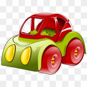 Car, Vehicle, Toy, Transport, Red, Drawing, Graphics - Cartoon Toy Car Png, Transparent Png - toy car png