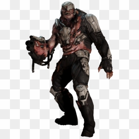 Doom 2016 Possessed Soldier, HD Png Download - doomguy png