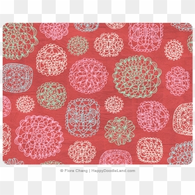 Colored Folk Lace Pattern © Flora Chang, HD Png Download - lace pattern png
