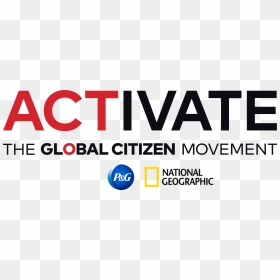 Activate Global Citizen, HD Png Download - national geographic logo png