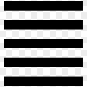 Justify Icon In Word, HD Png Download - horizontal black line png