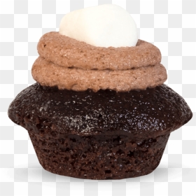 Hot Cocoa Cupcake Small Image - Sandwich Cookies, HD Png Download - chocolate cake png