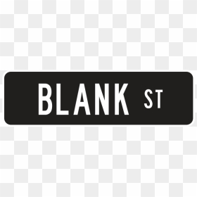 Graphics, HD Png Download - blank street sign png