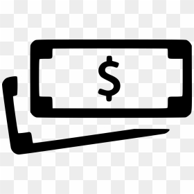 Dollar Bill - Dollar Clipart Black And White, HD Png Download - bill png