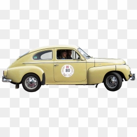 Yellow Old Volvo Cars, HD Png Download - old car png