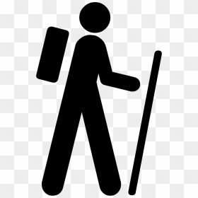 Hiking - Hiker Clip Art, HD Png Download - hiking png